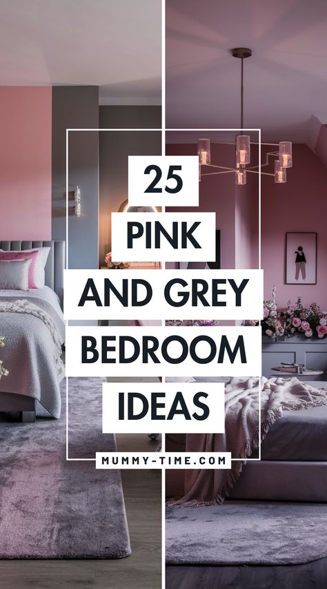 Discover how to create a chic and cozy retreat with Pink And Grey Bedroom Decor Ideas 🌸✨. This color palette is perfect for those who want a mix of warmth and sophistication. Whether you prefer subtle accents or bold statements, these Pink And Grey Bedroom Decor Ideas will help you design a space that’s both stylish and serene. Get inspired to make your bedroom a place of comfort and elegance. Dusty Rose Bedroom Ideas Boho, Grey Purple Bedroom Ideas, Agreeable Grey Bedroom Ideas, Colours That Go With Grey Bedroom, Gray Girls Bedroom Ideas, Light Gray Room Bedroom Ideas, Grey And Blush Bedroom Ideas, Pink And Gray Bedroom Ideas, Gray Bedroom Ideas With Pop Of Color