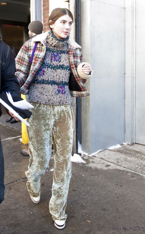 The Best Street Style, Best Street Style, Crushed Velvet, New York Fashion Week, New York Fashion, Fashion Week, Street Style, Velvet, New York