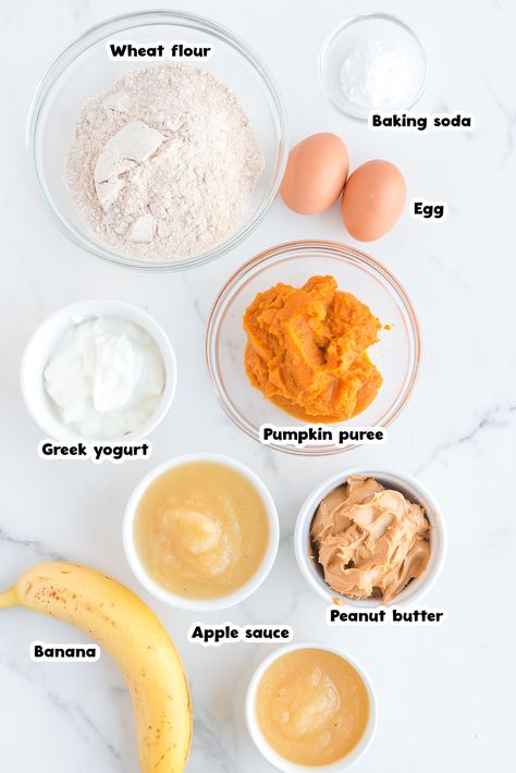 Doggie Birthday Cake ingredients Diy Cake For Dogs, Edible Dog Cake Recipe, Diy Puppy Cake, Dog Birthday Cake Pumpkin Peanut Butter, Dog Birthday Cakes For Dogs, Pet Cakes For Dogs, Dog Birthday Cake Blueberry, Dog Friendly Birthday Cake Recipes, Dog Birthday Cake Banana