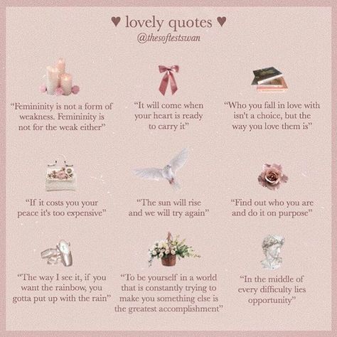 hey everyone! sorry about not posting yesterday if you saw my story I had surgery yesterday and I just wasn’t up to it. anyways here’s the… Aesthetic Nicknames, Dreamy Quotes, Etiquette And Manners, Lovely Quotes, Angel Aesthetic, Classy Aesthetic, Lovely Quote, Princess Aesthetic, Girly Quotes