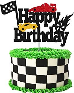 Two Fast Cake, Happy Birthday Motorcycle, Race Car Cakes, Chequered Flag, Car Cake Toppers, Decoration Buffet, 2nd Birthday Party For Boys, Cars Birthday Cake, Birthday Flags