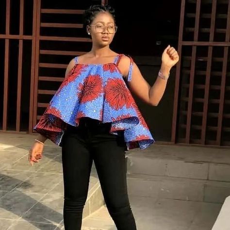 Ankara Blouse Styles, Ankara Top Styles, Ankara Blouse, Stylish Naija, Ankara Tops, African Tops, African Print Tops, Ethno Style, Best African Dresses