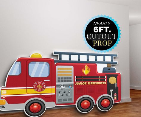 Excited to share the latest addition to my #etsy shop: Big Red Firefighter Backdrop Prop, Firehouse theme party, Giant Red Fire Truck Cutout, Fire Truck Prop, Fire Truck Yard Prop, Birthday Prop Firefighter Party, Birthday Props, Photo Cutout, Truck Theme, Firetruck Birthday, Birthday Photo Props, Photo Booth Frame, Corrugated Plastic, Kids Party Decorations