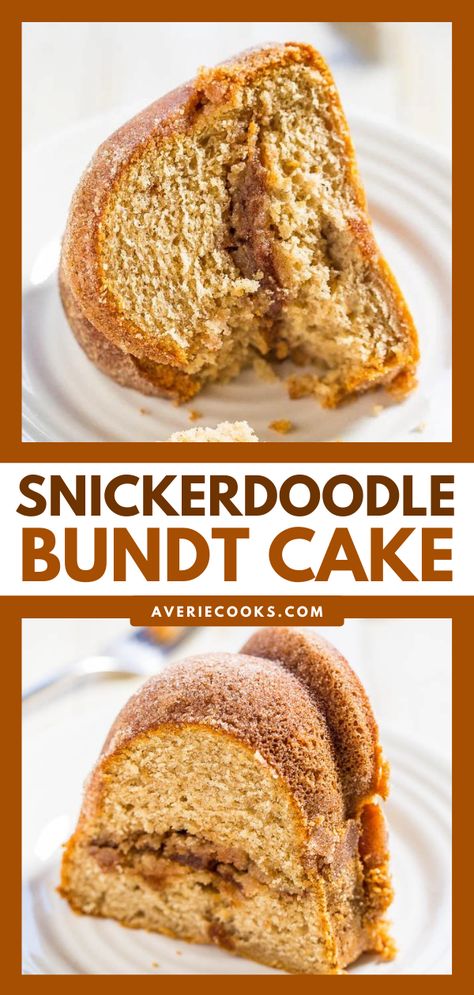 Cinnamon Bunt Cake, Homemade Snickerdoodle Cookies, Snickerdoodle Bundt Cake, Cake Cookie Recipe, Cake Mix Cookie Recipe, Bundt Cake Mix, Cookies Snickerdoodle, Bunt Cake Recipe, Snickerdoodle Cookie Recipe