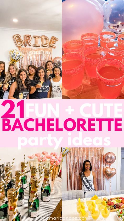 From cute balloon decor to fun games, these bachelorette party ideas make party planning SO much easier! Bachelorette Theme Ideas Creative, Creative Bachelorette Party Ideas, Cute Bachelorette Party Ideas, Bachelorette Party Themes Outfits, Fun Bachelorette Themes, Unique Bachelorette Party Ideas, Bachelorette Party Outfit Ideas, Bachelorette Food, Bachelorette Outfit Themes