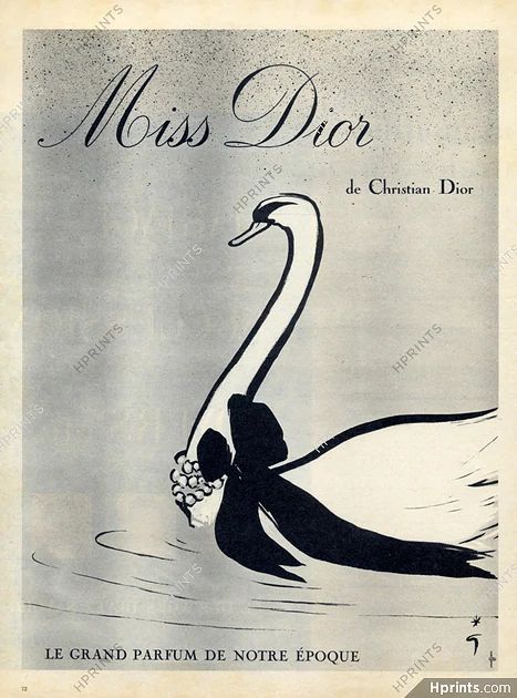 Christian Dior Perfume, Dior Girl, Rene Gruau, Dior Perfume, Picture Collage Wall, Bedroom Posters, Vintage Poster Art, Vintage Advertisement, Miss Dior