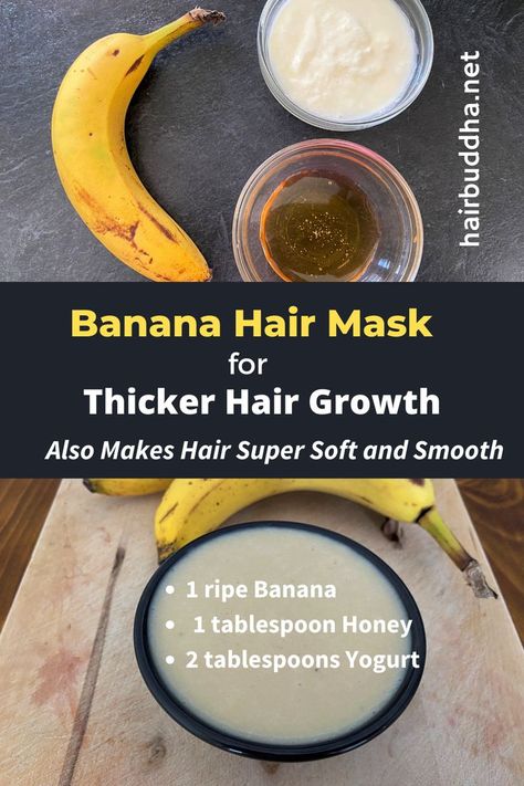 Soft Hair Remedies Diy, How To Get A Thick Hair, Banana Mask For Hair Growth, Hair Mask For New Hair Growth, Hair Shiny And Soft How To Make, Home Remedy Hair Mask, How To Make A Hair Mask For Hair Growth, Hair Mask For Shine And Moisture, Mayonnaise Hair Mask For Growth