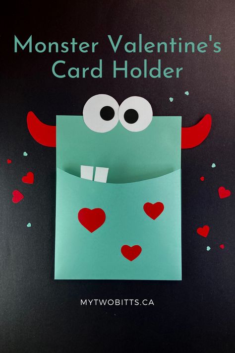 Valentines Day Card Holders For Kids, Valentine Card Holders For School, Valentines Holders For Kids, Valentines Holders For Kids Classroom, Valentine Holders For Kids Classroom, Monster Template, Valentine Preschool, Vday Crafts, Valentines Card Holder