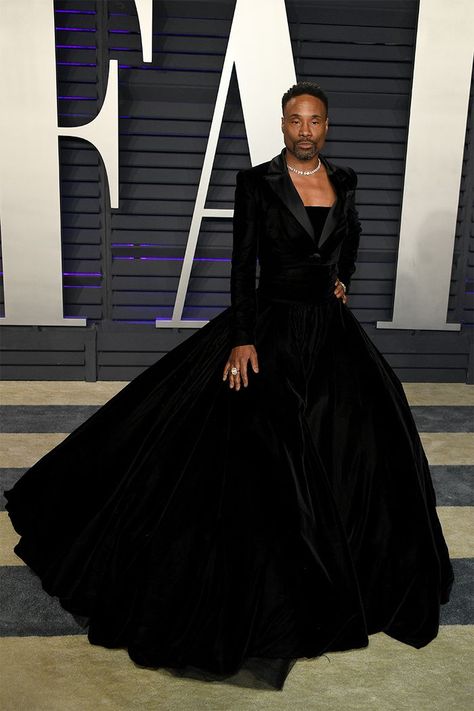 Billy Porter Best Dressed Man 2019 Modern Princess Dress, Men Dresses, Billy Porter, Gender Fluid Fashion, Eccentric Style, Androgynous Fashion, Best Dressed, Well Dressed Men, Famous Celebrities