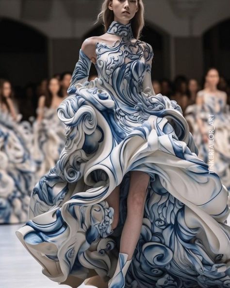 Conceptual Fashion, Textiles Moodboard, Pearl Market, Editorial Dress, Art Dresses, Extreme Fashion, Beauty Of Flowers, Real Fashion, High Fashion Dresses