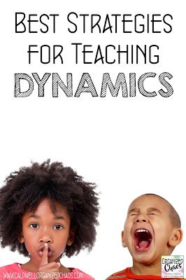 Best Strategies for Teaching Dynamics. Organized Chaos. TONS of lesson ideas for teaching students to respond to, perform, and create with dynamics, from kindergarten through elementary and middle school ages. Dynamics Music Lesson Activities, Dynamics In Music, Dynamics Music, Music Dynamics, Music Centers Elementary, Music Education Activities, Music Education Games, Elementary Music Class, Dream Classroom