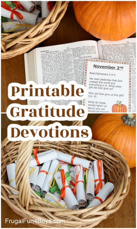 Printable Family Gratitude Devotions - Frugal Fun For Boys and Girls Thanksgiving Sunday School Lesson, Thanksgiving Bible Lesson, Gratitude Crafts, Thanksgiving Devotions, Thankful Activities, Kids Church Activities, Family Gratitude, Devotions For Kids, Free Thanksgiving Printables