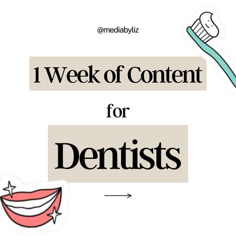 Need engaging social media posts for your dental practice? This 1-week content pack includes fun facts, dental health tips, and patient engagement posts. Perfect for dentists, dental clinics, and cosmetic dentists to boost online presence. Save time and attract new patients! Enhance your dental practice's online presence with engaging dental social media content, including ready-to-post Instagram posts for dentists, dental marketing templates, and fun facts for dentists. @mediabyliz Dental Office Posts Social Media, Dental Tips For Patients, Fun Dental Facts, Dental Tips Social Media, Dental Content Ideas, Dental Instagram Posts, Dentist Social Media Posts, Dental Social Media Posts, Dental Marketing Ideas Social Media