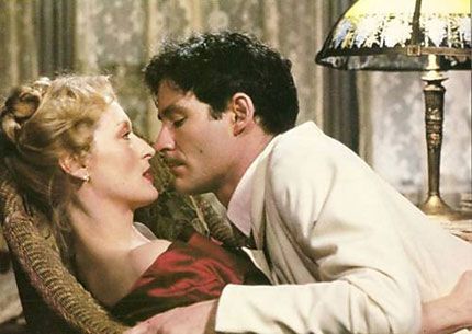 Streep + Kline, Romeo  Juliet. Mery Streep, Sophie's Choice, Kevin Kline, Hollywood Scenes, Hooray For Hollywood, Movie Memes, French Films, Hollywood Legends, Meryl Streep