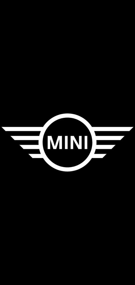 Mini Cooper Logo, Mini Cooper Wallpaper, Mini Jcw, Negative Space Design, Mini Cooper R56, Cooper Car, Mini Cooper Clubman, Logo Wallpaper, Mini Logo