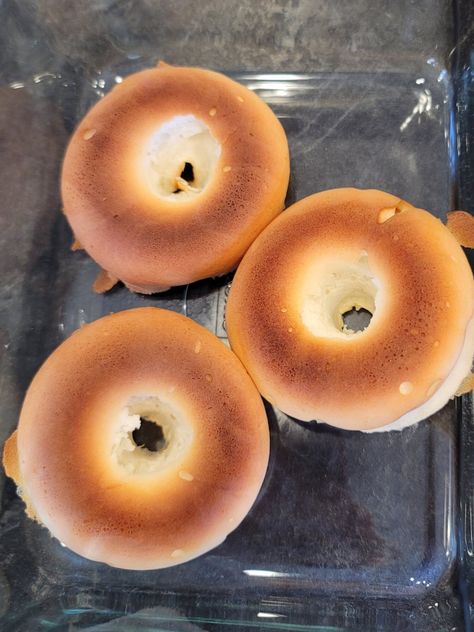 Carnivore (PSMF) Bagels — Eat for Wellness Carnivore Bagels Maria Emmerich, Bread With Egg Whites, Carnivore Bagels, Wonder Bread Recipe, Bread With Egg, Carnivore Bread, Make Bagels, Caveman Diet Recipes, Protein Sparing Modified Fast