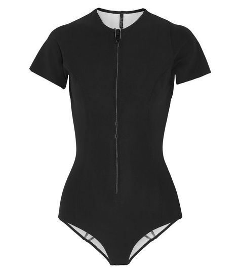 Lisa Marie Fernandez Farrah Neoprene Swimsuit Fame Clothes, Neoprene Swimwear, Swimsuits Black, Neoprene Swimsuits, Surfing Swimwear, Long Sleeve Swimwear, Lisa Marie Fernandez, Swim Trends, Swimming Costume