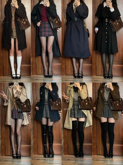 Outfit Inspirations Dark Academia, School Outfits Academia, Preppy Dark Outfits, Summer Scholar Outfits, Aesthetic Outfits Academia, Reporter Journalist Aesthetic Outfit, Gothic Academia Aesthetic Outfits, Outfits For Tall People, Dark Acdimea Outfit