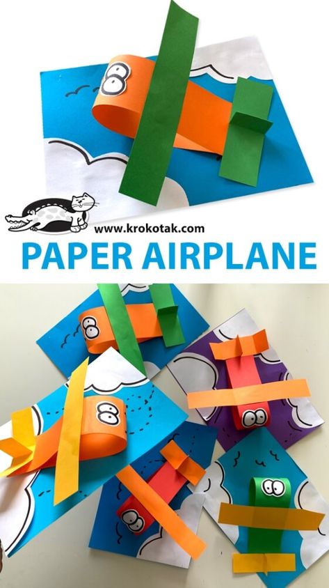 Here are some awesome Airplane Crafts for Kids to celebrate Aviation History Month in November! Learn about airplanes & the people behind them! Engineer Crafts For Preschool, Airplane Art For Toddlers, Transportation Centers Preschool, Art And Craft Transportation For Kids, Transportation Preschool Crafts, Magnolia Crafts, Preschool Transportation Crafts, Airplane Craft, Transportation Preschool Activities