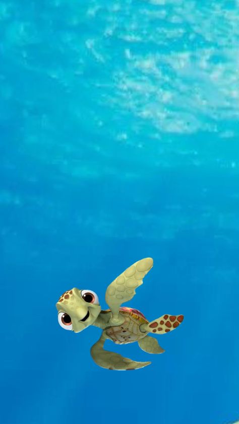 Iphone Wallpaper Disney, Turtle Cute, Turtle Wallpaper, Disney Characters Wallpaper, Wallpaper Disney, Fotografi Vintage, Disney Background, Cute Disney Pictures, Disney Collage