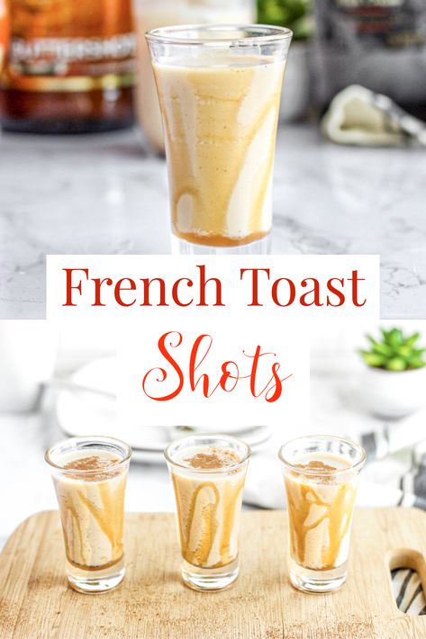 Shots Alcohol Recipes, Alcohol Shots, Breakfast Shot, Shots Alcohol, Boozy Brunch, Brunch Drinks, Liquor Drinks, Boozy Drinks, Shot Recipes