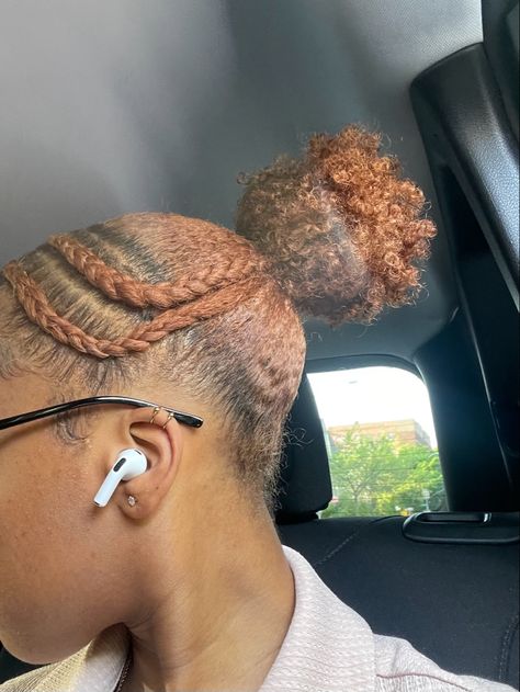 Short Hairstyles With Natural Hair, 2 Braids Low Bun Natural Hair, Natural Hair Messy Bun 4c, Two Braids Into Bun Natural Hair, Braids Into A Bun Natural Hair, V Part Slick Back Bun, Slick Back 4c, Natural Hair Slick Back Bun, Short Natural Hair Styles Easy