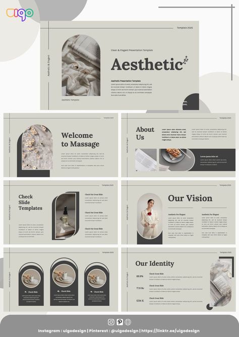 Aesthetic Presentation Template, Aesthetic Presentation, Simple Powerpoint Templates, Creative Powerpoint Presentations, Ppt Template Design, Presentation Slides Design, Powerpoint Slide Designs, Presentation Design Layout, Slides Design