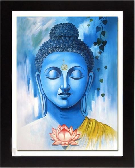 Buddha Story, Buddha Drawing, Buddha Purnima, Pencil Drawing Images, Ganesh Art Paintings, Buddha Canvas, Buddha Art Drawing, Bengali Art, Gautam Buddha