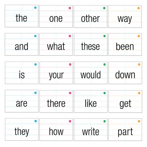 TOP FIRST 100 SIGHT WORDS FLASH CARDS - FREE PRINTABLE Sight Word Flash Cards Free, Kindergarten Sight Words Flash Cards, Sight Words Kindergarten Printables, Freezing Meals, First 100 Sight Words, Kindergarten Sight Words List, Sight Word Flash Cards, Number Words Worksheets, Cow Cupcakes