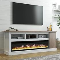 Tv Console With Fireplace, Electric Fireplace Entertainment Center, Media Entertainment Center, Fireplace Entertainment Center, Black Fireplace, Electric Fireplace Tv Stand, Media Furniture, Tv Stand With Storage, Entertainment Stand