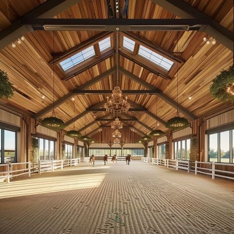 Horse Barn Exterior, Ranch Architecture, Horse Yard, Luxury Horse Barns, Dream Barn Stables, Equestrian Barns, Horse Barn Ideas Stables, Horse Barn Designs, Horse Arena