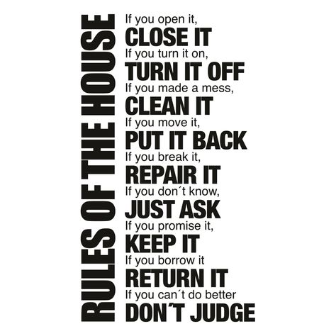 rules of the house House Rules Printable, Rules Of The House, Bathroom Wall Art Printables, Printable House, Betrayal Quotes, Small Apartment Design, Sign Ideas, House Rules, About Women