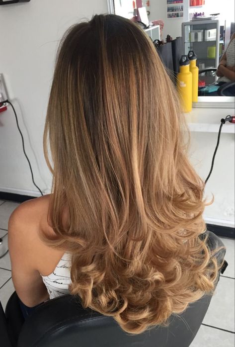 Honey Blond Balayage On Brown Hair, Highlights Brown Hair Balayage, Caramel Blonde Hair, Rambut Brunette, Honey Hair Color, Honey Brown Hair, Brown Hair Inspo, Brunette Hair With Highlights, Balayage Hair Dark