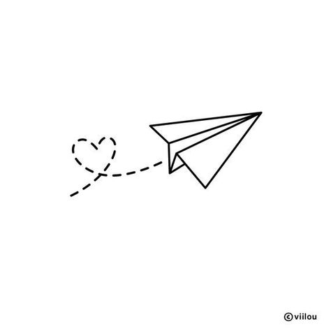 Paper Plane Wall Stickers - Heart Loop. wallart . #Paper_Airplane_Drawing #Paper_Airplane_Tattoos #Paper_Plane_Tattoo #Plane_Drawing Paper Airplane Drawing, Paper Airplane Tattoos, Paper Plane Tattoo, Plane Drawing, Plane Tattoo, Airplane Tattoos, Airplane Drawing, Nursery Stickers, Baby Room Diy