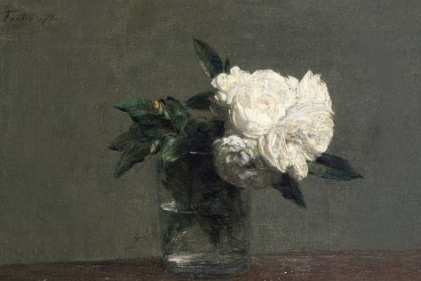 HENRI FANTIN-LATOUR & NEW ORDER — Days Magazine Fantin Latour Rose, Fantin Latour, Henri Fantin Latour, Oil Painting Techniques, Tile Murals, Painting Flowers, Painting Still Life, Rose Painting, Still Life Painting