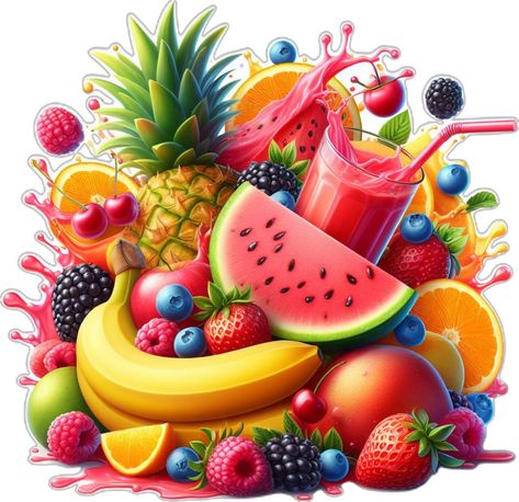 Download Free Vector: High-Quality Splash of Juice with Fruits - vectorartworld.com Color Splash Art, Mixed Fruit Juice, Juice Logo, Fruit Splash, Fruit Hearts, Illustration Colorful, Fruit Vector, Husband Birthday Card, Fruit Wallpaper