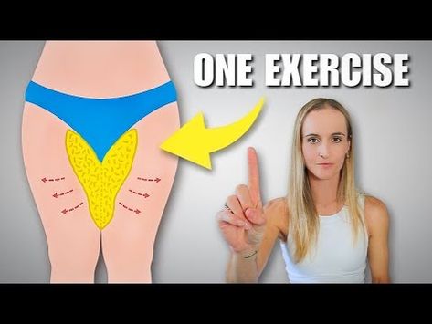 ONE EXERCISE TO TONE INNER THIGHS | How To Lose Inner Thigh Fat - YouTube Loose Thigh Fat, Upper Thigh Workout, Inner Thigh Workouts, Thigh Exercises For Women, Exercise Legs, Best Inner Thigh Workout, Lose Thigh Fat Fast, Thigh Toning Exercises, Tone Inner Thighs