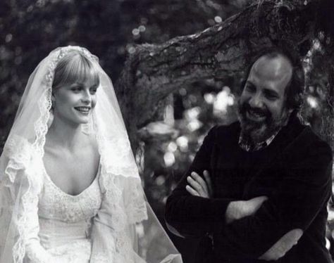 Michelle and Brian de Palma behind the scenes Scarface Scarface Wedding, Michelle Pfeiffer, Behind The Scenes