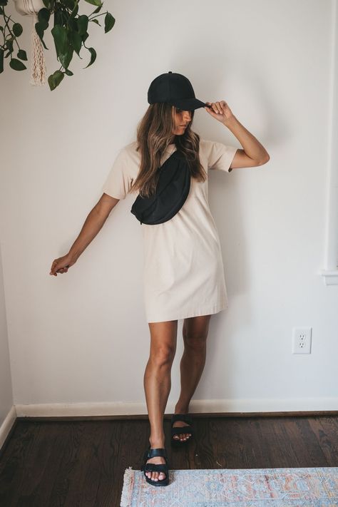 Women's Birkenstock Arizona EVA … curated on LTK Eva Arizona Birkenstock Outfit, Birkenstock Arizona Eva Outfit, Black Baseball Hat Outfit, Dress With Birkenstocks, Arizona Birkenstock Outfit, Birkenstocks Outfits, Shirt Dress Outfit Summer, Shirt Dress Outfit Fall, Hat Outfits Summer