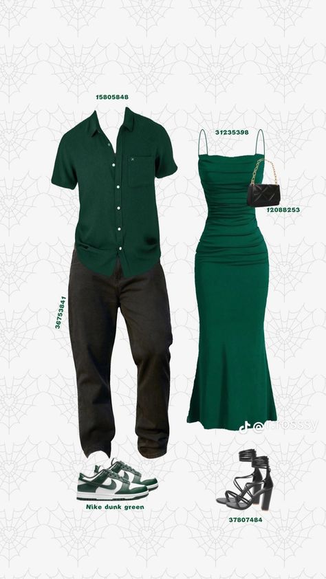 Matching Party Outfits For Couples, Closet For Couples, Shein Matching Outfits, Shein Couple Outfits, Neutral Couple Outfits, Couples Coordinating Outfits, Coordinating Outfits For Couples, Matchy Outfit Couple, Couple Outfits Matching Classy