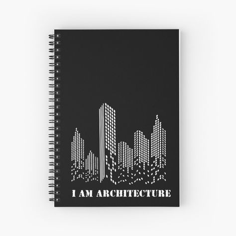 "Architecture | Funny architecture meme | Architects " Spiral Notebook for Sale by Peachkettlee | Redbubble Architecture Cover Page, Architecture Notebook, Architecture Funny, Funny Architecture, Architecture Memes, Binder Cover Templates, Project Cover Page, File Decoration Ideas, Book Cover Page