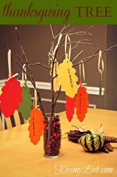 Thanksgiving is right around the corner! What are you thankful for? This easy DIY craft is perfect for the kids this season. Use as a table centerpiece or just a reminder of what we are thankful for this time of year. :) Thanksgiving Centerpieces Kids, Diy Thanksgiving Centerpieces, Thanksgiving Centerpieces Diy, Thanksgiving Kids Table, Simple Thanksgiving, Thanksgiving Tree, Thankful Tree, Thanksgiving Preschool, Thanksgiving Decorations Diy