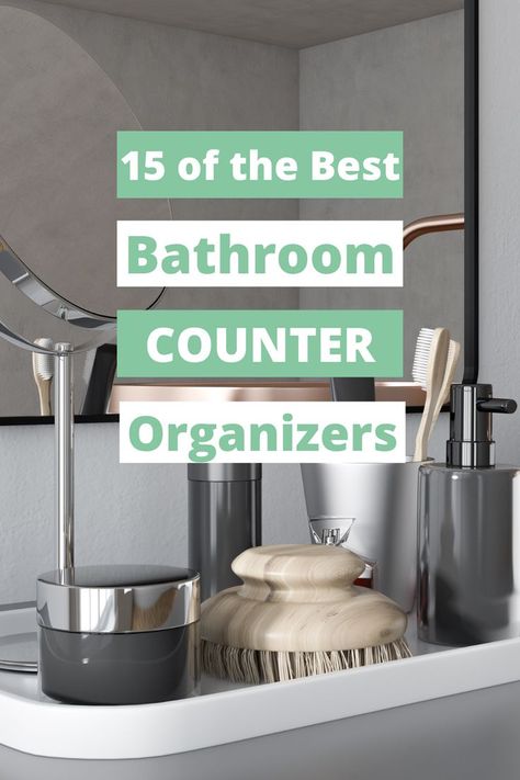 Bathroom Counter Organizer Small Bathroom Counter Organization, Bathroom Counter Organization Ideas, Organize Bathroom Counter, Bathroom Counter Storage, Bathroom Makeup Storage, Bathroom Counter Organizer, Small Bathroom Storage Solutions, Clever Bathroom Storage, His And Hers Bathroom