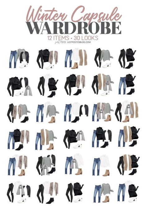 Winter Capsule Wardrobe – Just Posted Capsule Wardrobe Pants Only, What To Pack For Tennessee Winter, Warm Winter Outfits 2023, Winter Holiday Capsule Wardrobe, Winter Capsule 2023, Capsule Wardrobe 2023 Fall/winter, Fasion 2023 Winter, Cold Weather Capsule Wardrobe, Winter Capsule Outfits