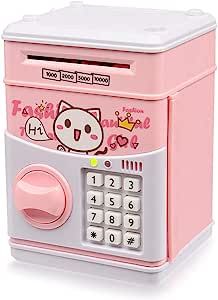 Amazon.com: Yoego piggy bank for Kids ,Electronic Password, Safe Bank Mini ATM Toy for 3-14 Year Old Boys and Girls : Toys & Games Bank For Kids, Toy Money, Money Saving Box, Stocking Stuffers For Girls, Art Supplies Storage, Princess Toys, Kids Money, Cute Piggies, Toy Gifts