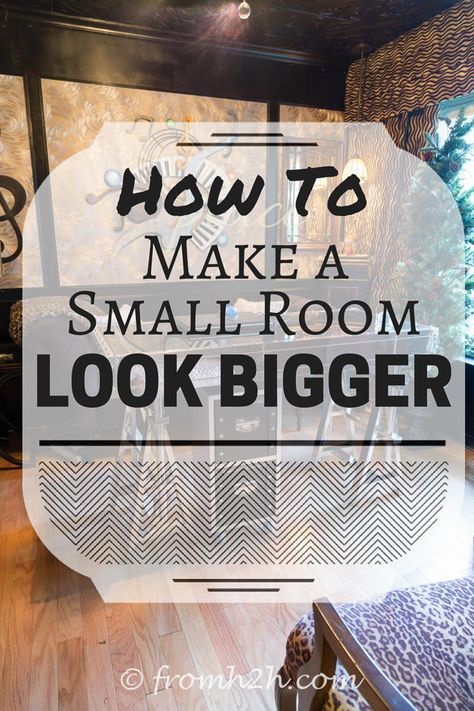 Small Room Look Bigger, Small Space Decorating, Room Look Bigger, Concrete Creations, Small Bedroom Decor Ideas, Glass Dining Room Table, Interior Decorating Tips, Small Room Decor, Diy Concrete