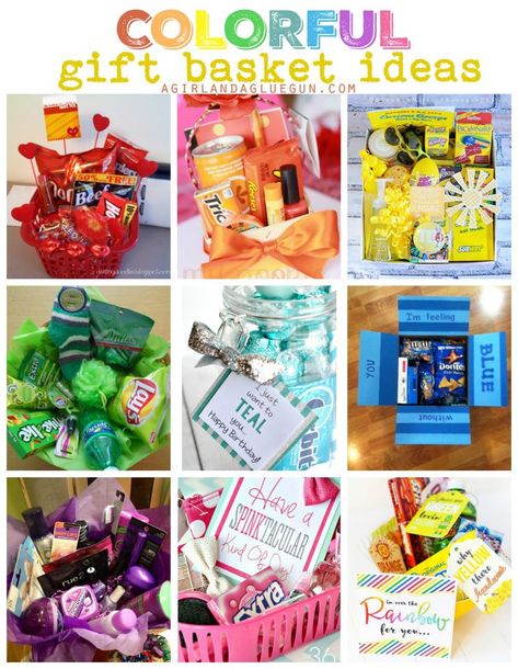 Boyfriend Gift Basket, Bff Birthday, Themed Gift Baskets, Diy Gift Baskets, Birthday Gift Baskets, Cute Birthday Gift, Cadeau Diy, Gift Basket Ideas, Birthday Gifts For Best Friend