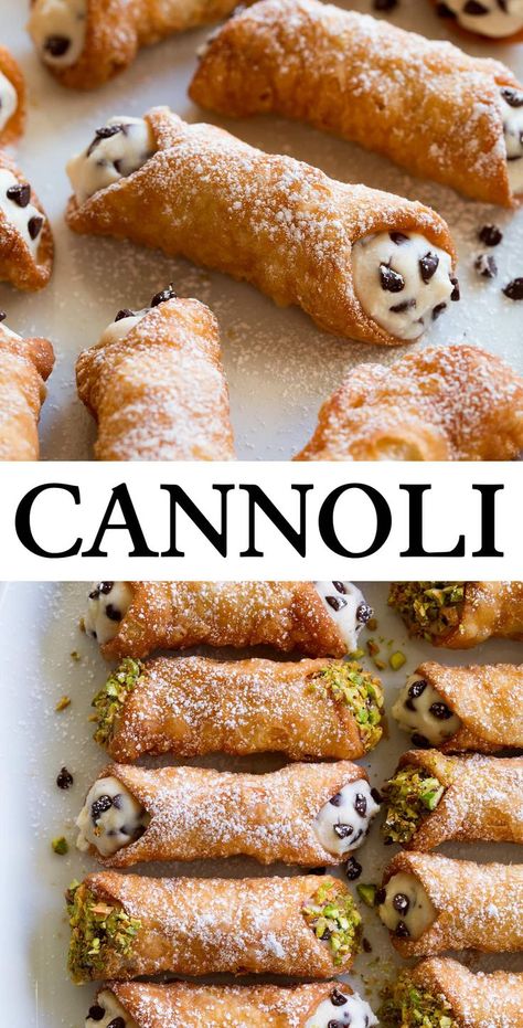 Canolis Recipe, Cannoli Recipe Easy, Shell Recipes, Cannoli Recipes, Fondue Ideas, Gallery Reception, Tiramisu Recipes, Sweet Ricotta, Italian Cannoli