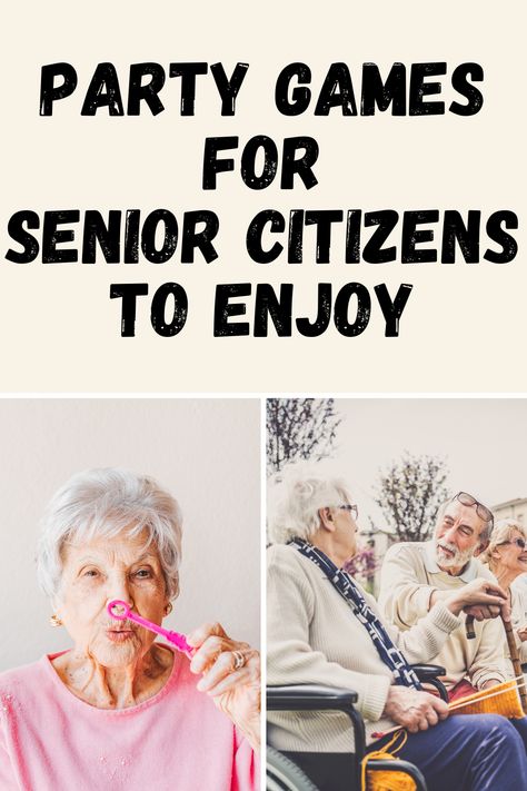 18 Party Games for Senior Citizens to Enjoy - Fun Party Pop Valentines Games For Senior Citizens, Events For Seniors Citizens, Fun Activities To Do With Senior Citizens, Elderly Games Activities, Meaningful Activities For Seniors, Senior Citizen Games Ideas, Senior Party Games, Senior Citizen Party Ideas, Fun Games For Senior Citizens