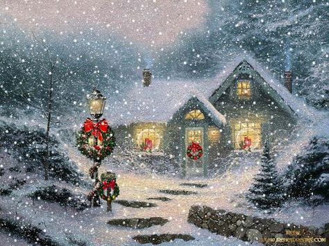 images of old fashioned christmas | Day 2. Old Fashioned Christmas Cards Vintage Christmas Wallpaper, Thomas Kinkade Art, Thomas Kinkade Paintings, Thomas Kinkade Christmas, Kinkade Paintings, Christmas Desktop Wallpaper, Christmas Playlist, Christmas Desktop, Christmas Wallpaper Backgrounds